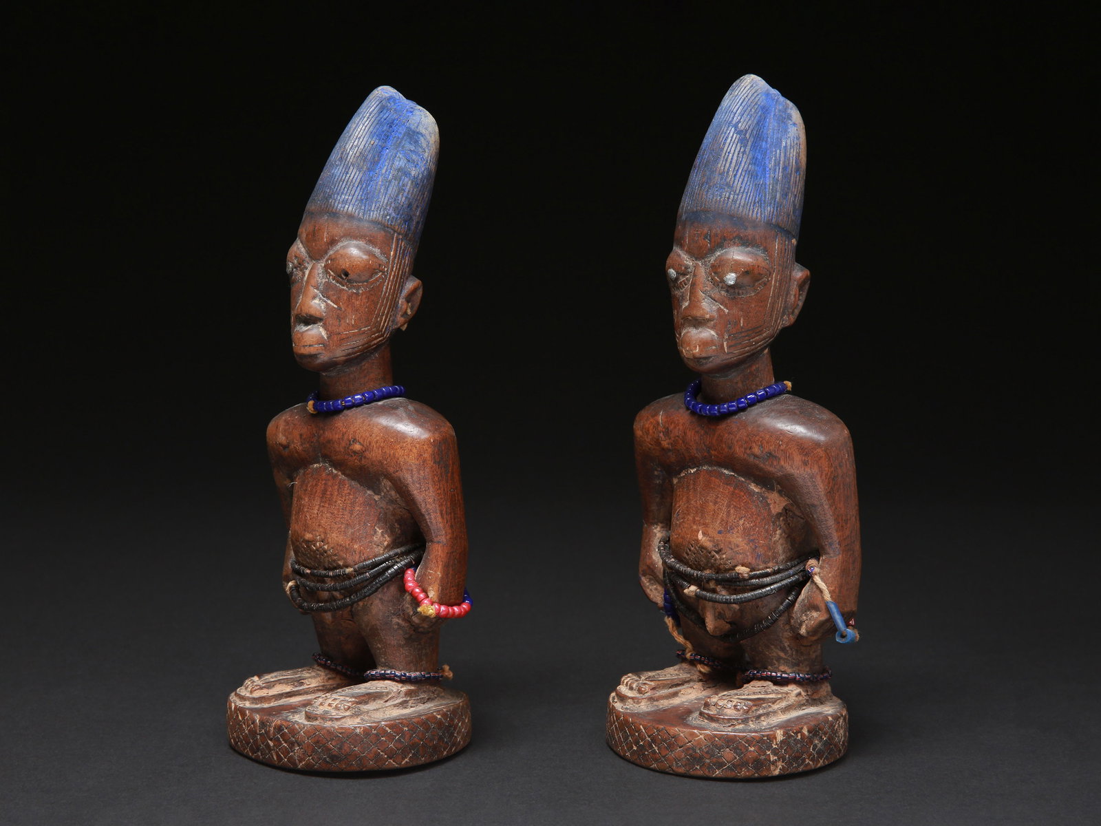 A Yoruba Pair of Twin Figures, "ere ibeji" (1 of 11)