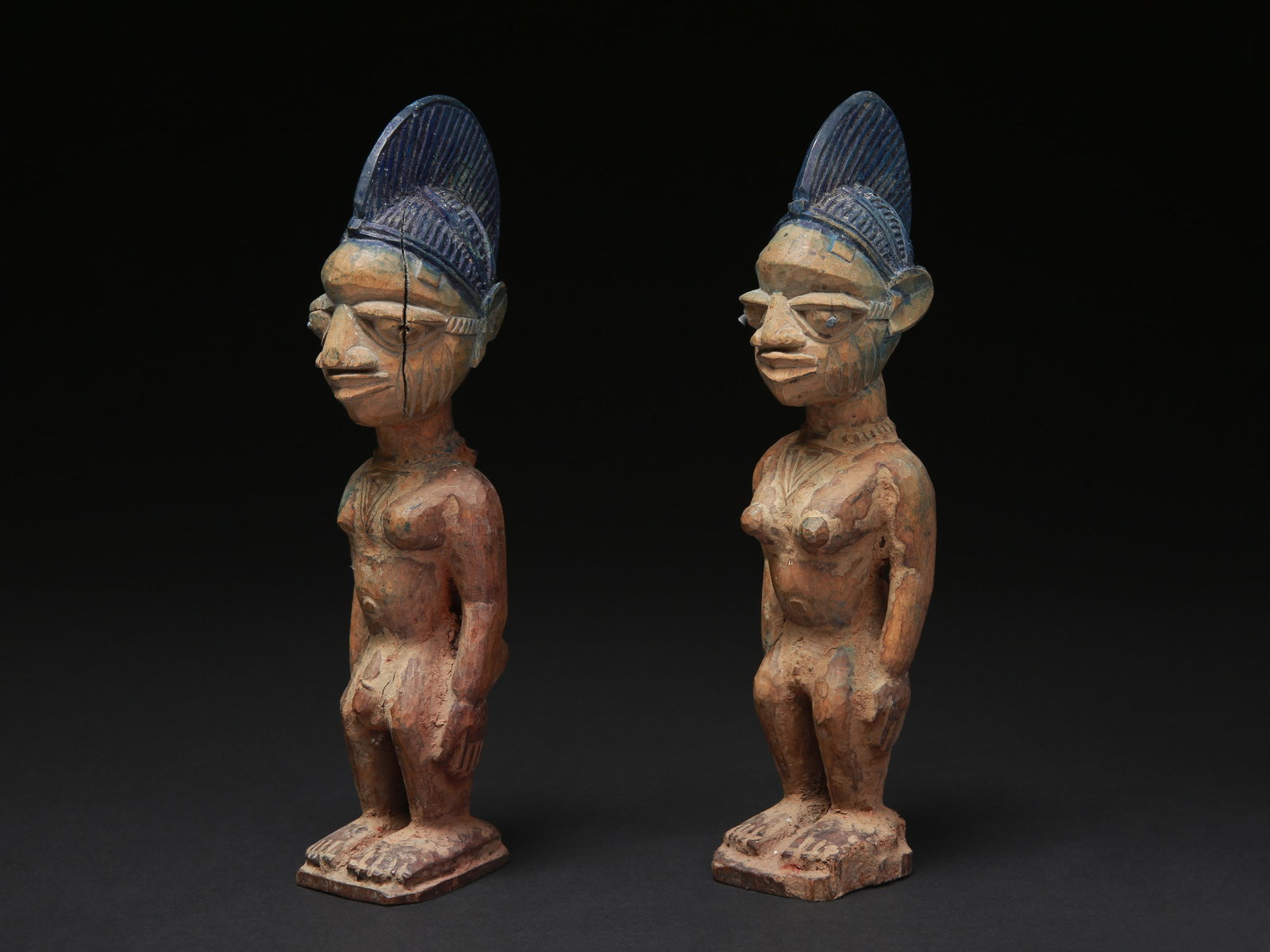 A Yoruba Pair of Twin Figures, "ere ibeji" (1 of 11)