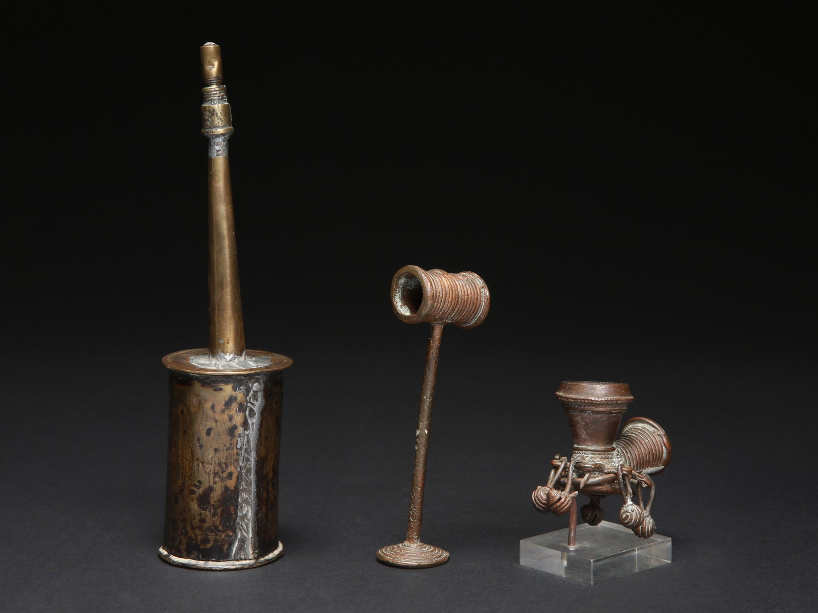 A Container, a Snuff Ring, and a Pipe Bowl - 3