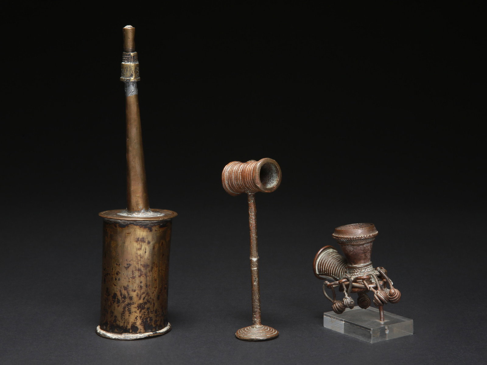 A Container, a Snuff Ring, and a Pipe Bowl - 5