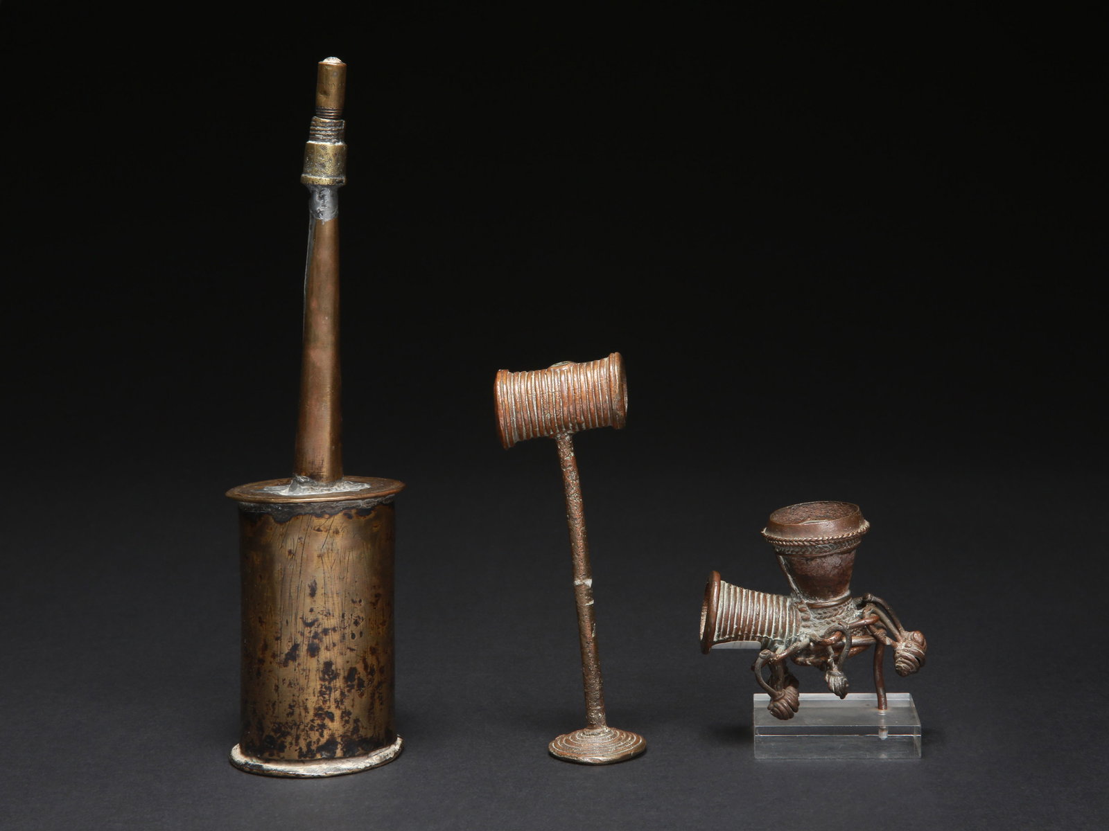 A Container, a Snuff Ring, and a Pipe Bowl - 6