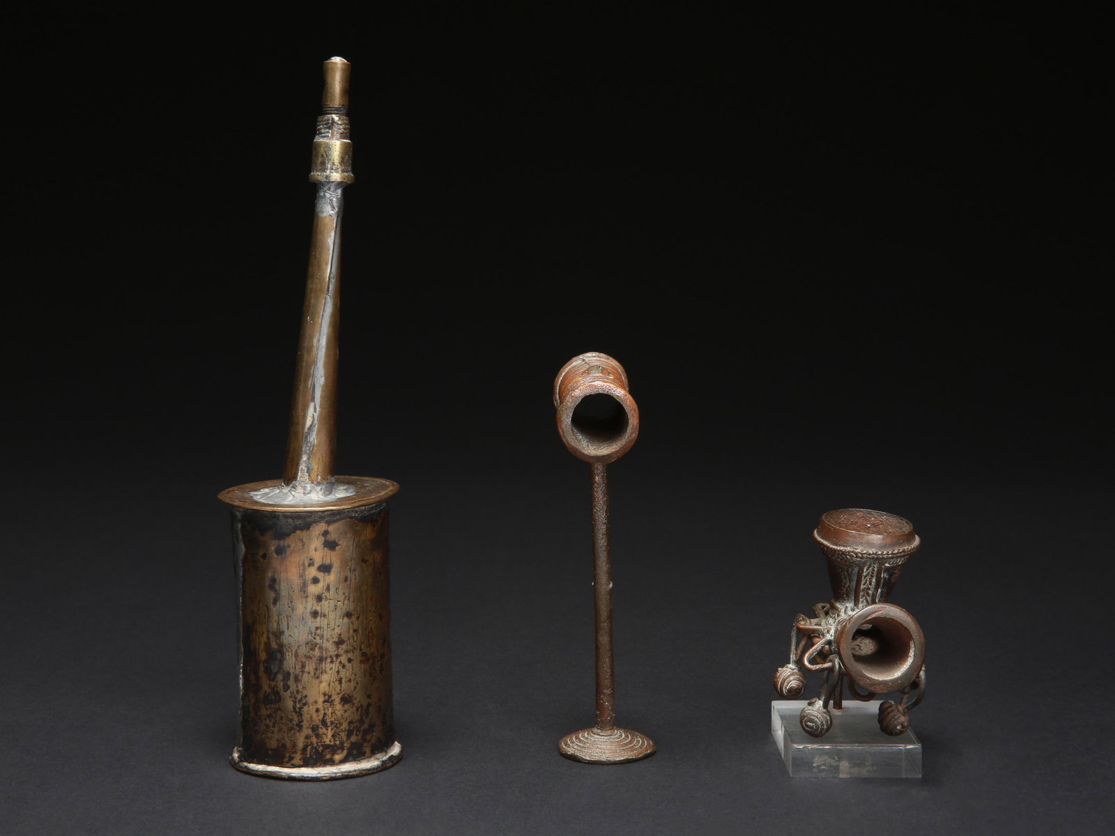 A Container, a Snuff Ring, and a Pipe Bowl - 8
