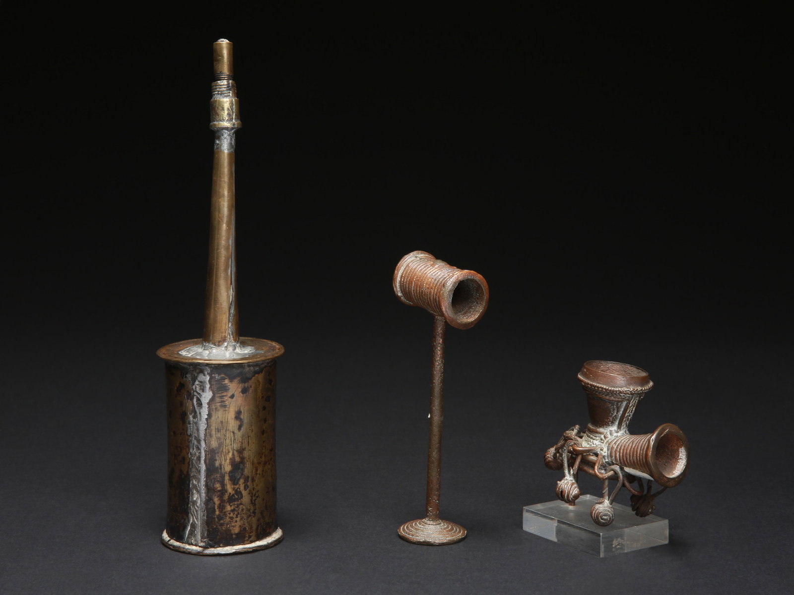 A Container, a Snuff Ring, and a Pipe Bowl - 9