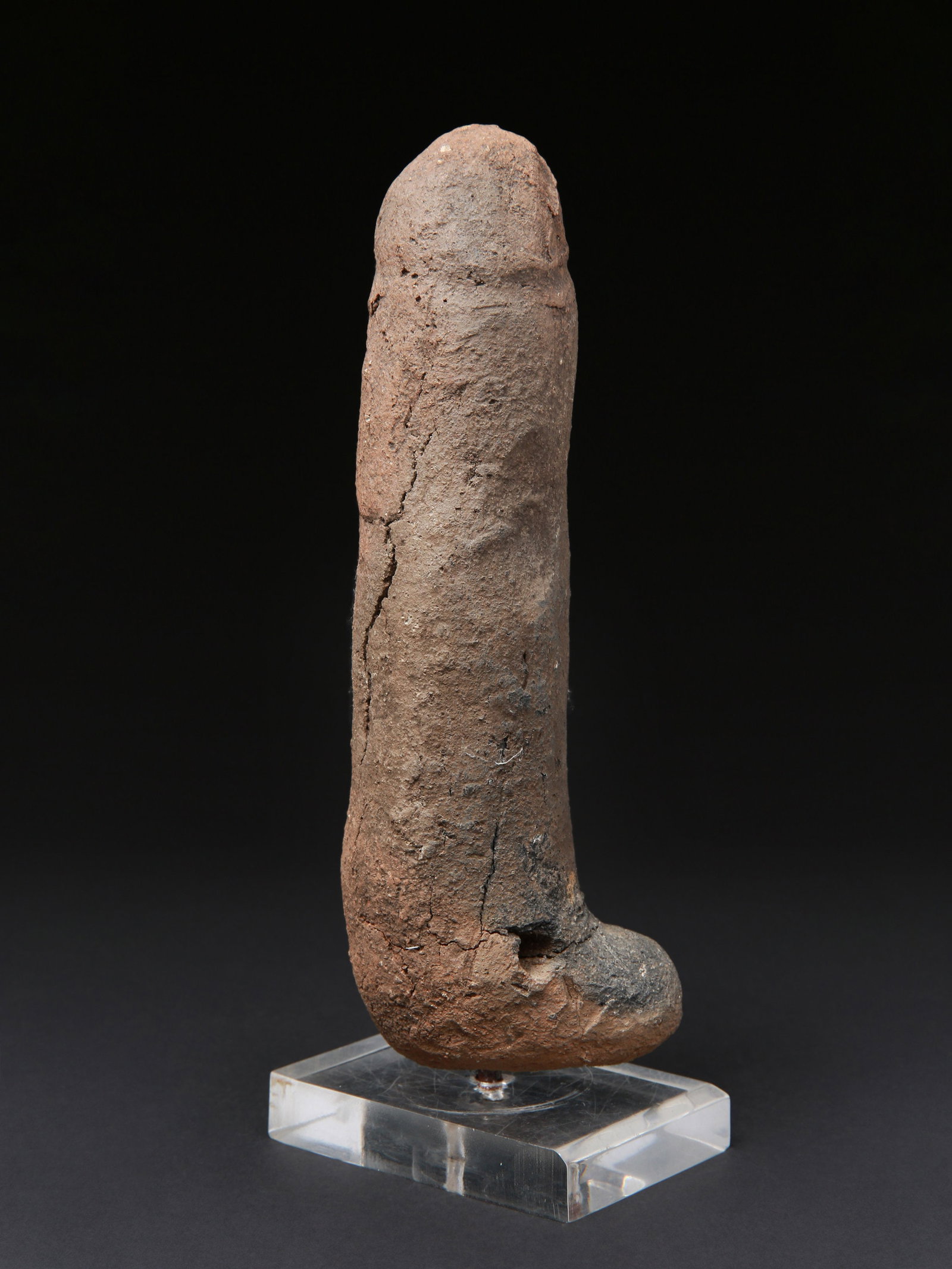 A Makonde (?) Terracotta Phallus - 6