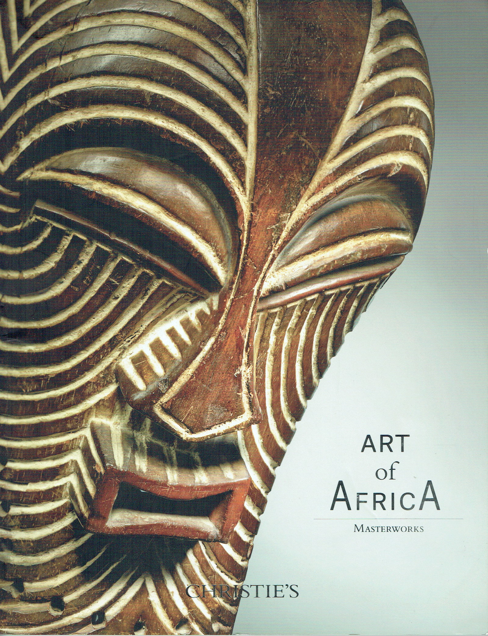 Christie's 2019, Art of Africa: Christie's 2019, Art of Africa Masterworks Christie's, Paris (21.05.2019) English Text/Edition 64 pages Softcover 23 x 30 cm 406 g CHF 10 / 20