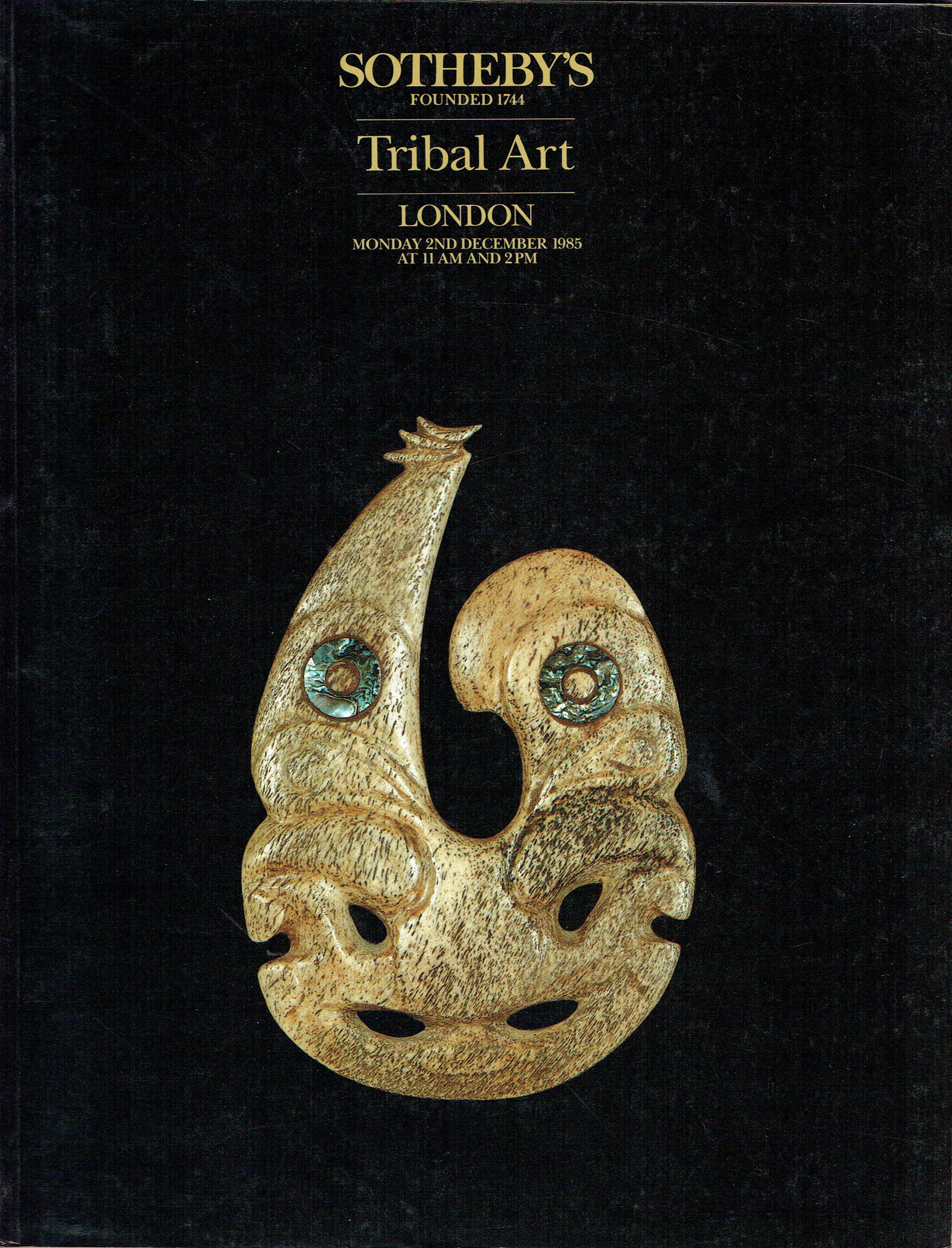 Sotheby's 1985, Tribal Art (1 of 1)