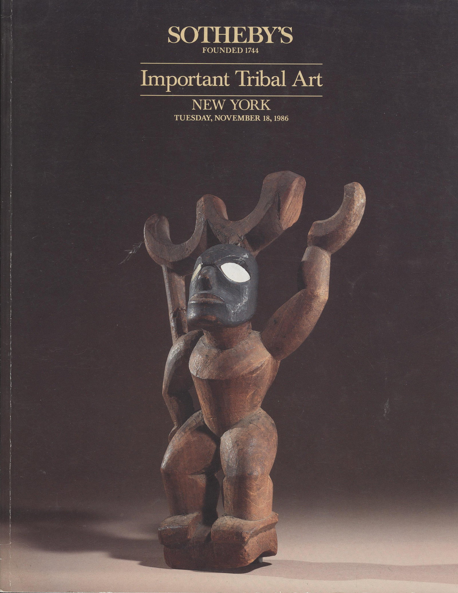Sotheby's 1986, Important Tribal Art (1 of 1)