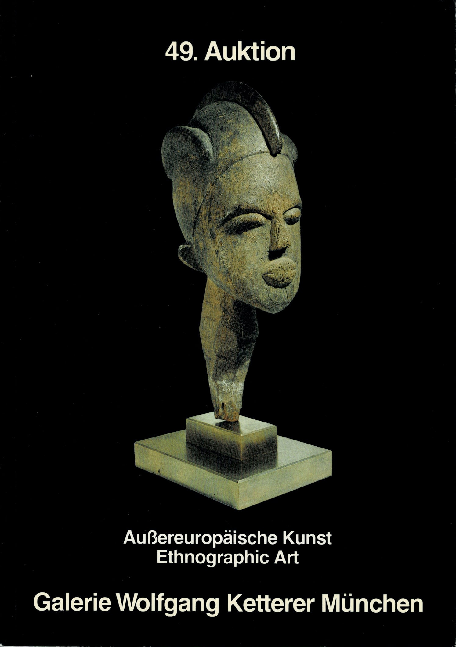 Ketterer 1981, Aussereuropäische Kunst, Ethnographic Art: Ketterer 1981, Aussereuropäische Kunst, Ethnographic Art Ketterer, München (03.11.1981) German Text/Edition 70 pages Softcover 19 x 27 cm 292 g CHF 10 / 20