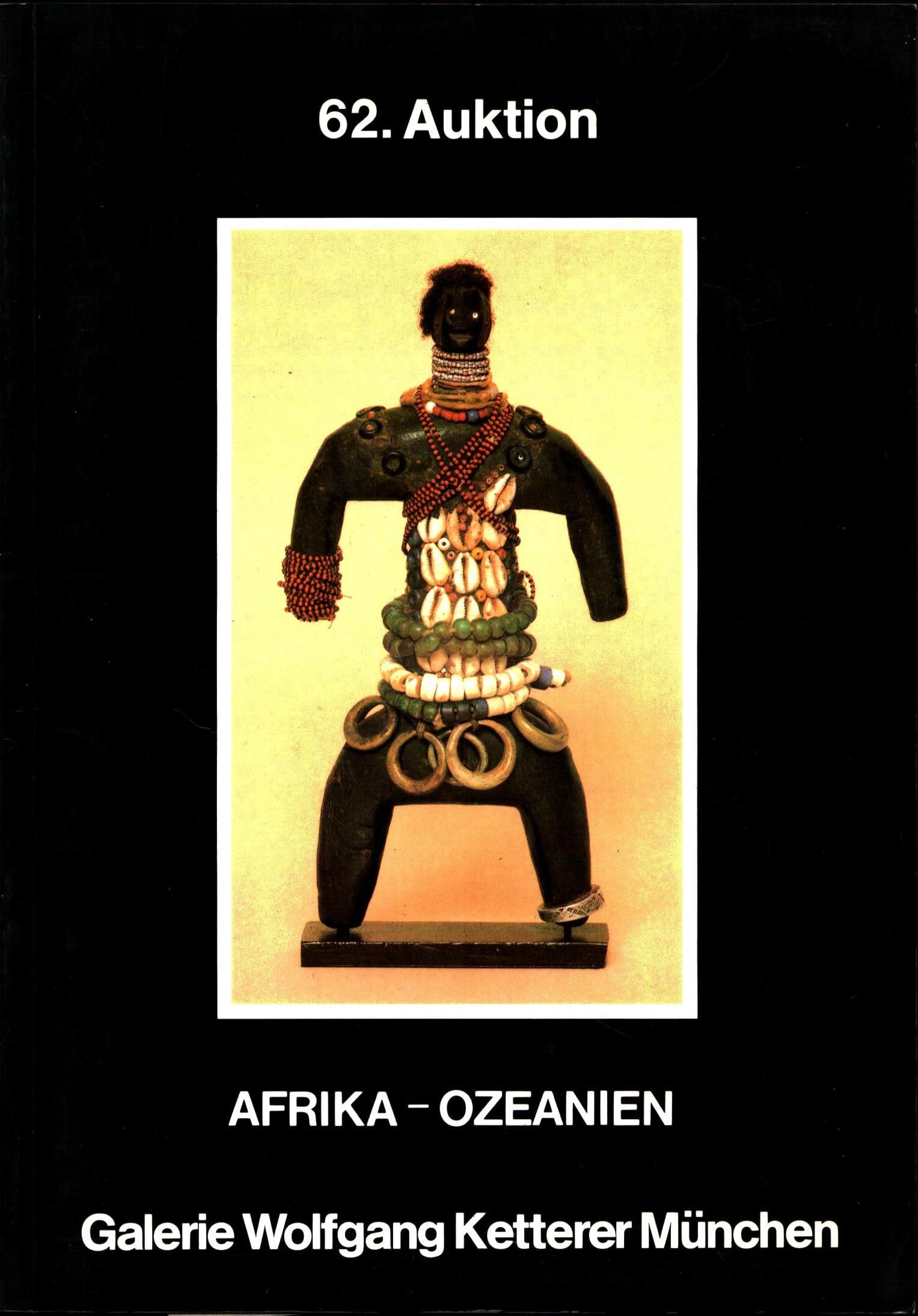 Ketterer 1982, Afrika - Ozeanien: Ketterer 1982, Afrika - Ozeanien Ketterer, München (13.11.1982) German Text/Edition 103 pages Softcover 19 x 27 cm 372 g CHF 10 / 20