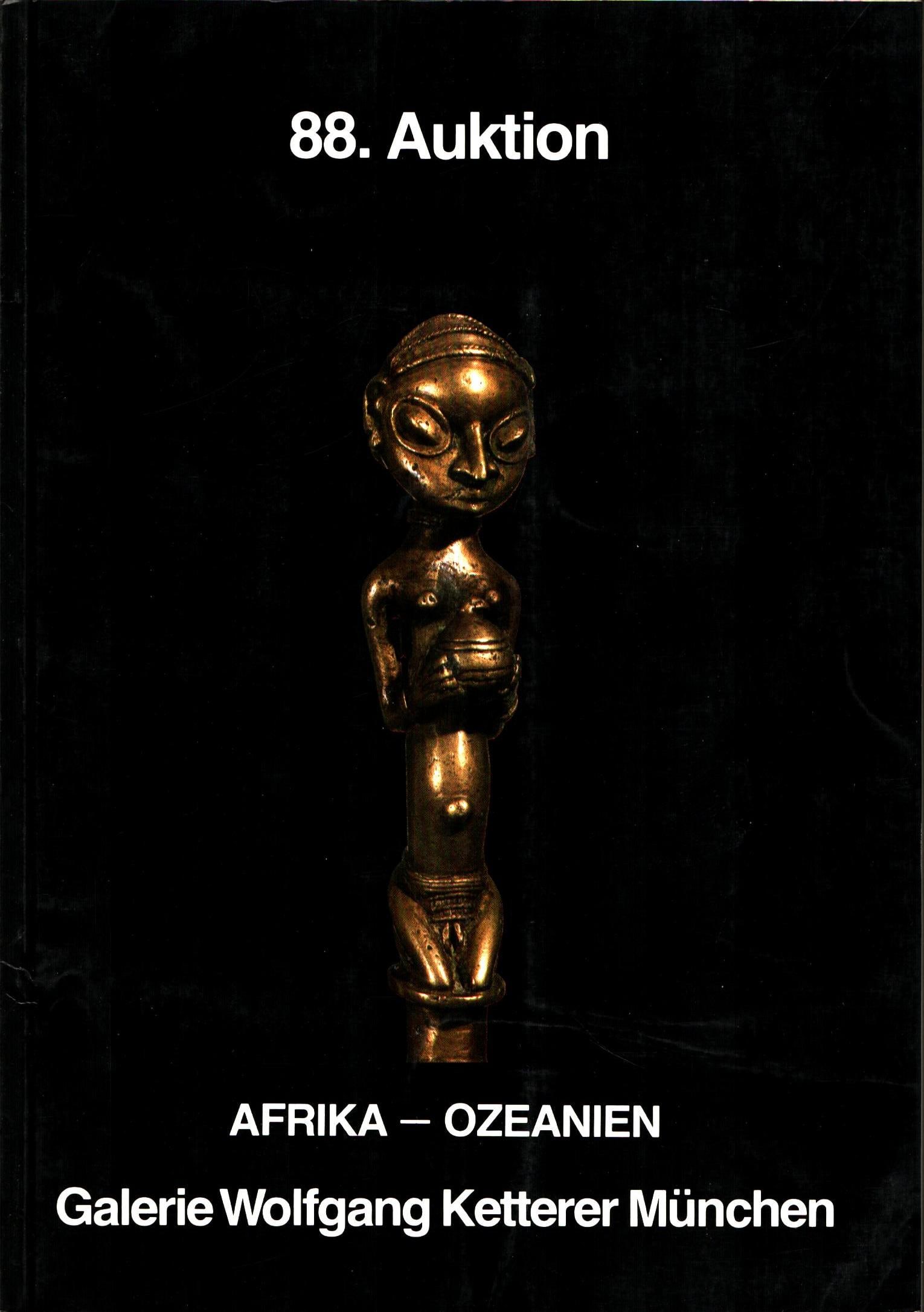 Ketterer 1984, Afrika - Ozeanien: Ketterer 1984, Afrika - Ozeanien Ketterer, München (07.12.1984) German Text/Edition 87 pages Softcover 19 x 27 cm 253 g CHF 10 / 20