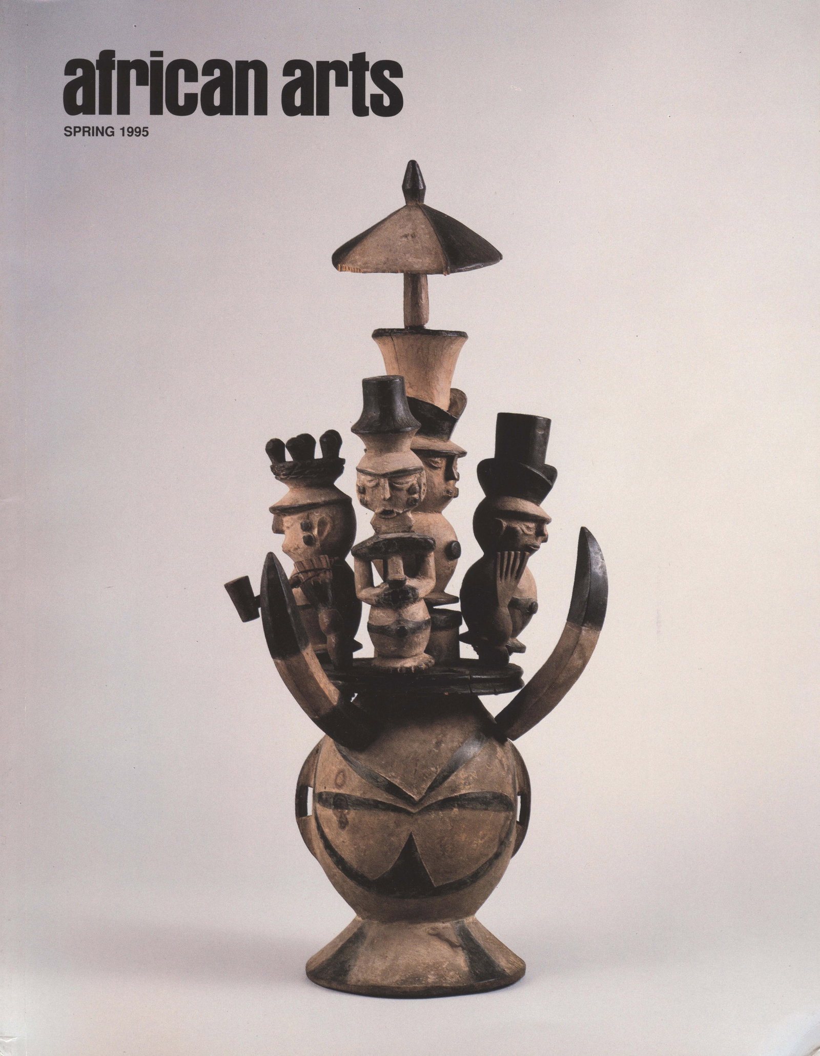 African Arts 1995, Vol. 28 / 2: African Arts 1995, Vol. 28 / 2 UCLA James S. Coleman African Studies Center (1995) English Text/Edition 92 pages Softcover 21.5 x 28 cm 370 g --------------------------------------------------- Africa