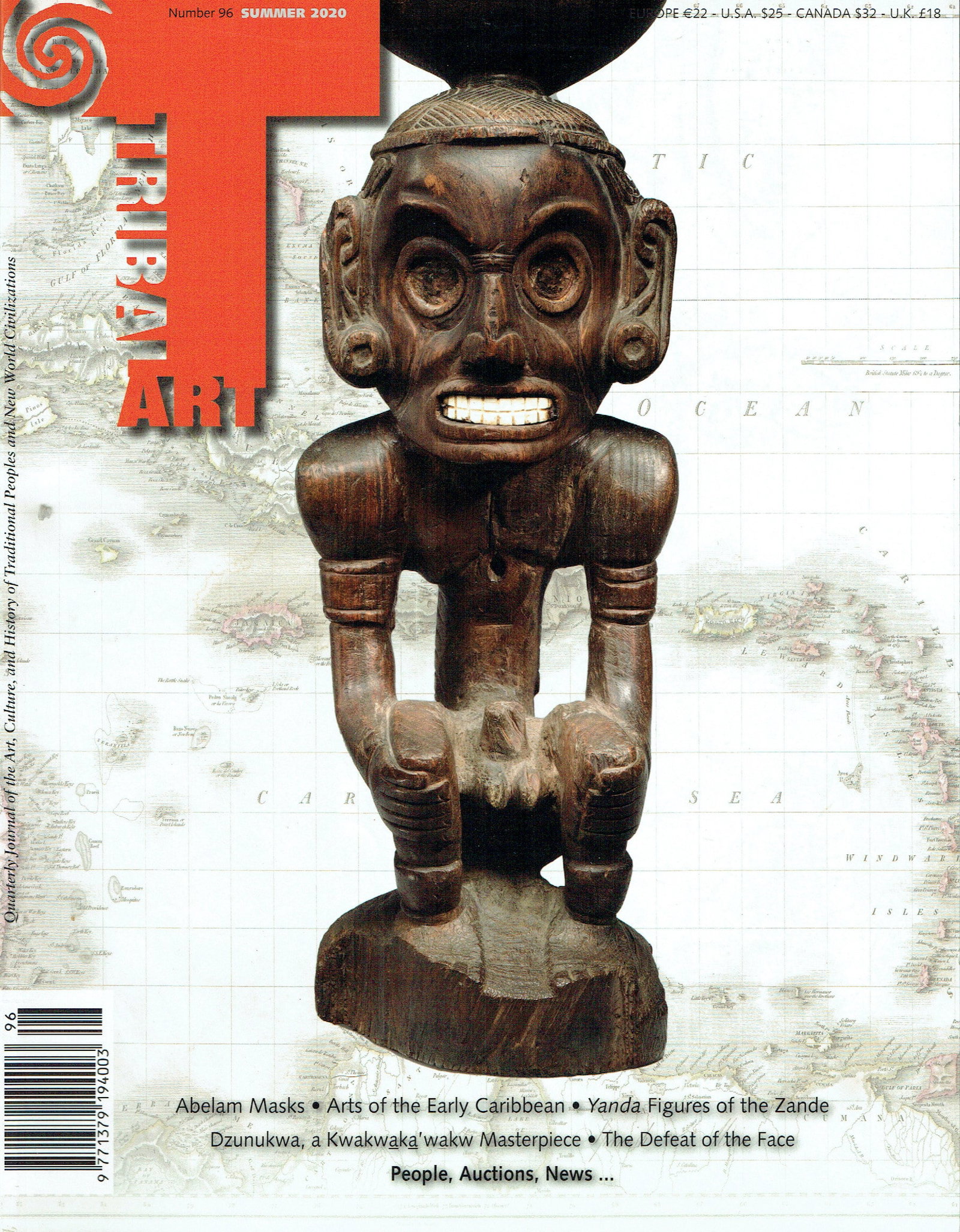 Tribal Art 2020. Number 96 / Summer: Tribal Art 2020. Number 96 / Summer Primedia, Belgien (2020) English Text/Edition 112 pages Numerous illustrations Softcover 23 x 29.7 cm 600 g CHF 5 / 10
