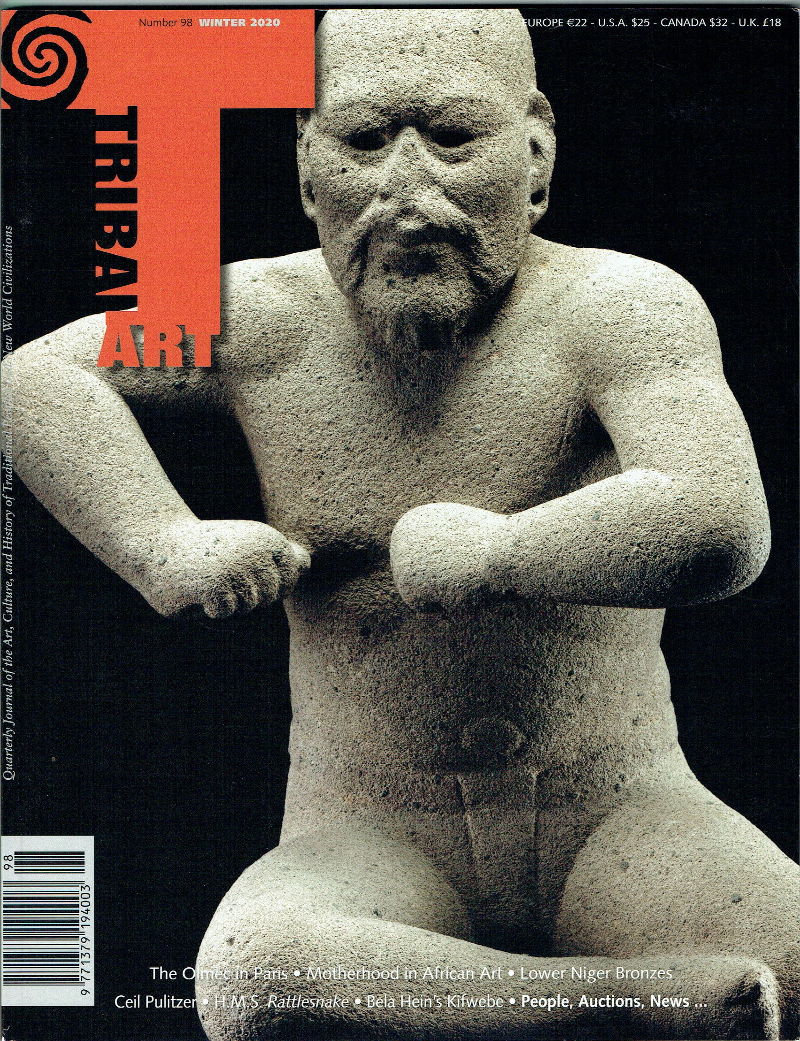 Tribal Art 2020. Number 98 / Winter: Tribal Art 2020. Number 98 / Winter Primedia, Belgien (2020) English Text/Edition 109 pages Numerous illustrations Softcover 23 x 29.7 cm 594 g CHF 5 / 10