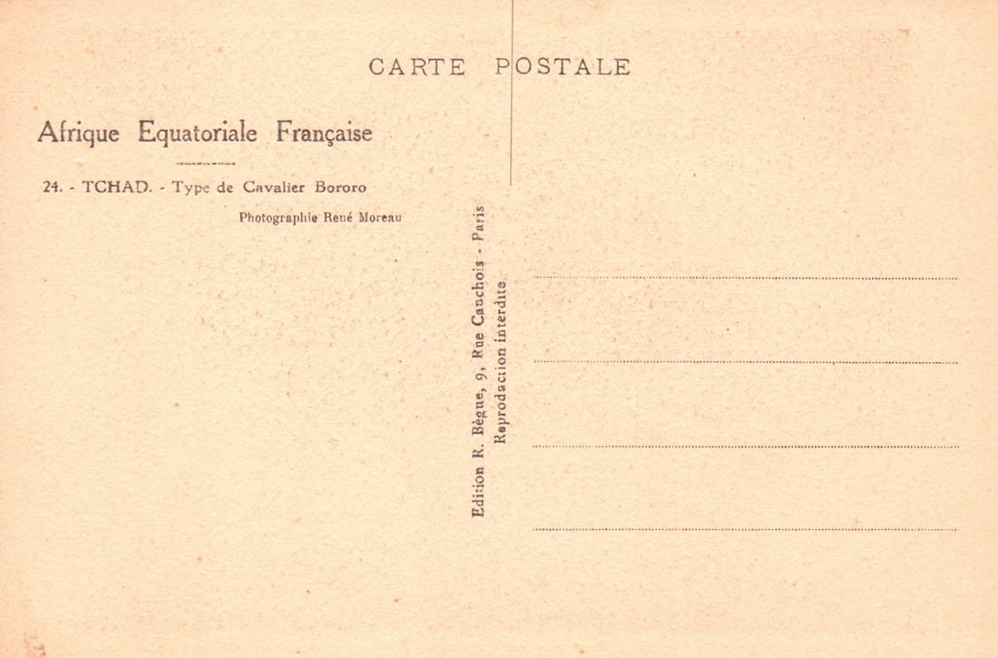Postkarte, 24. Tchad - 2