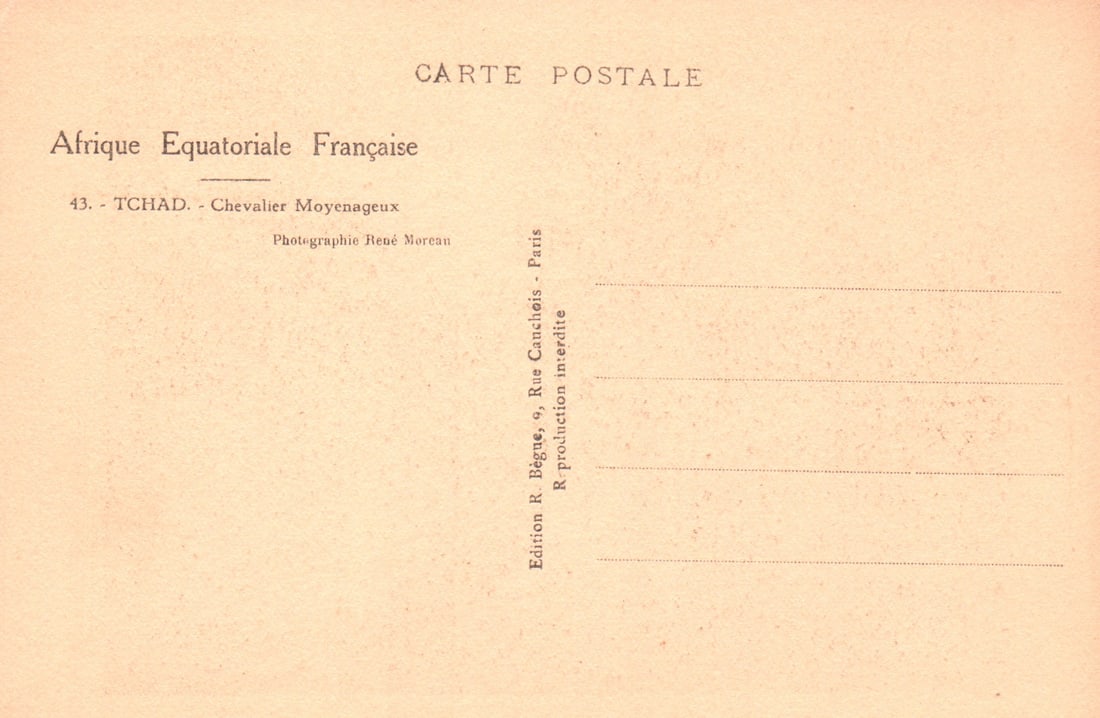 Postkarte, 43. Tchad - 2