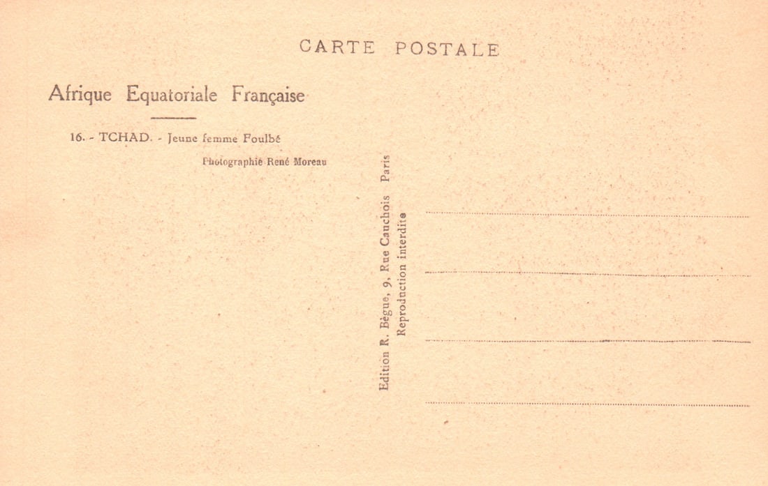 Postkarte, 16. Tchad - 2