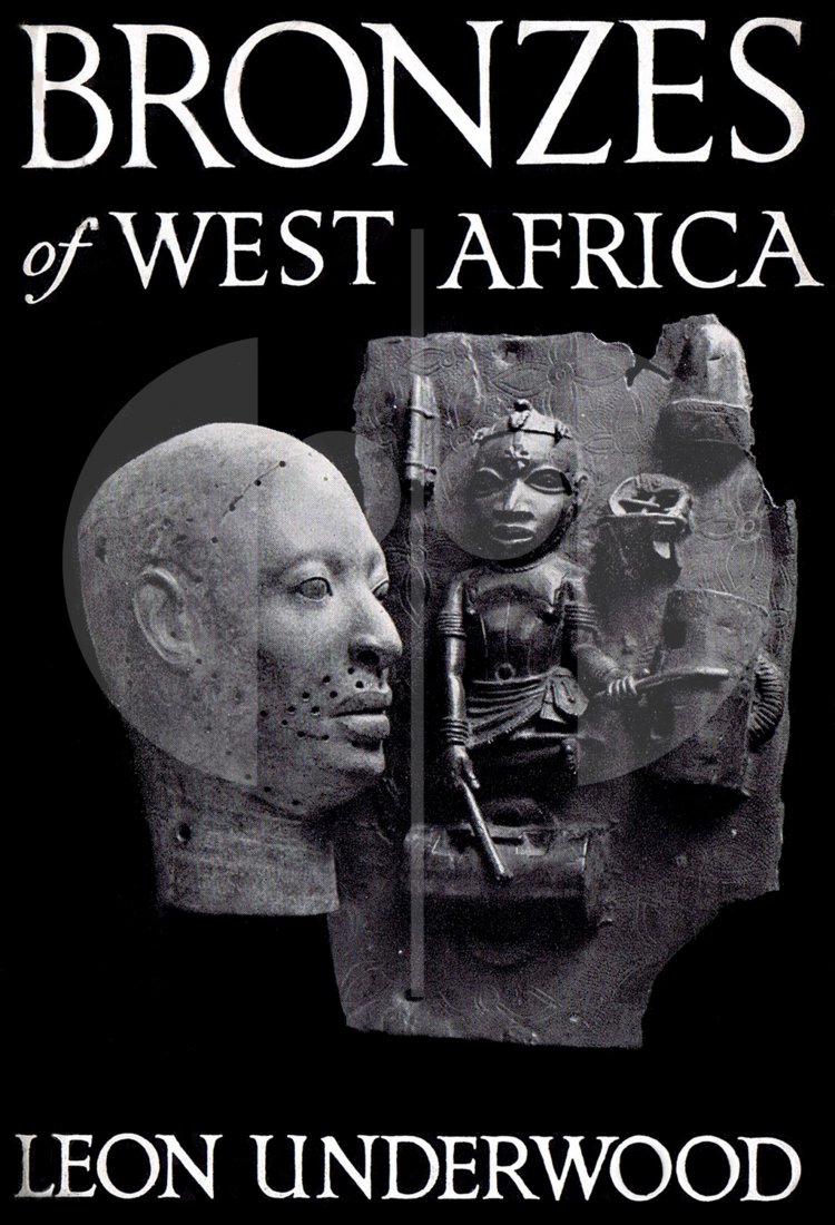 Bronzes of West Africa: 175 Bronzes of West Africa H 19 cm. B 13 cm. Leo Underwood London: Alec Trianti Ltd. (1949). English text 32 pages of text 64 plates of monochrome photographs. Hardcover Complete, average used worn bo