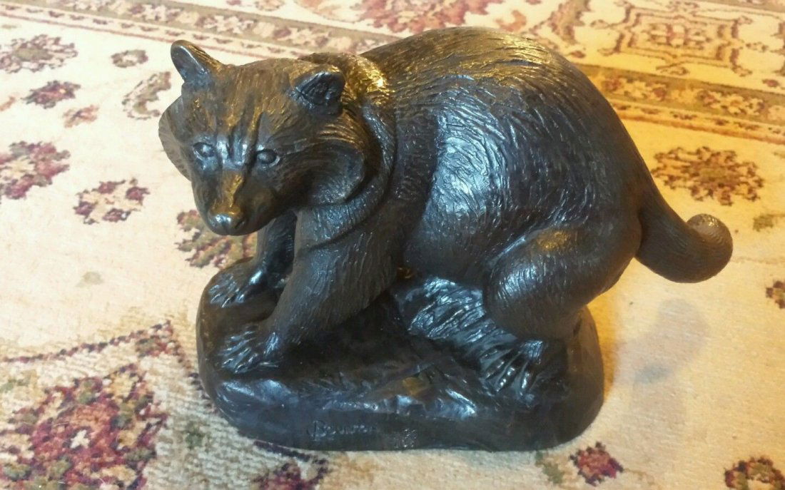 JOSEPH L. BOULTON SIGNED ANTIQUE BRONZE STATUE (1 of 8)