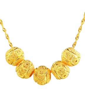 18k Gold Lady Necklace (1 of 8)