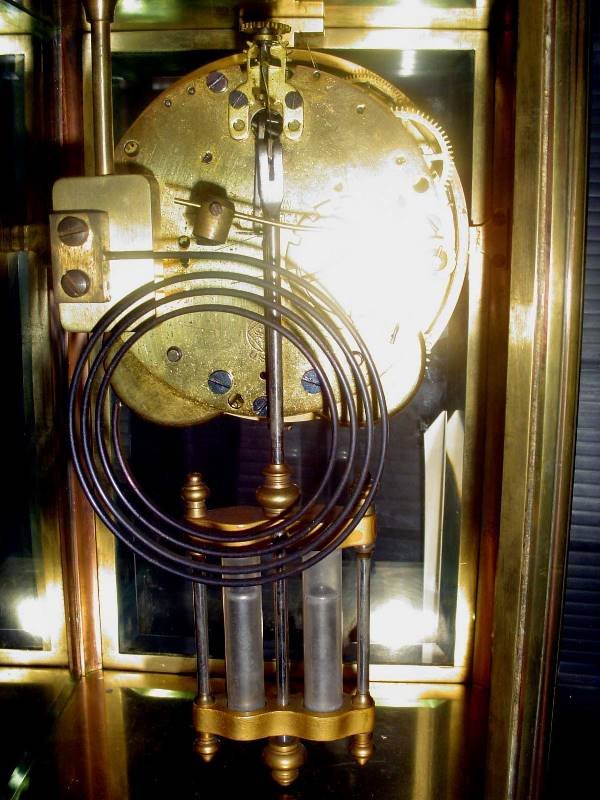 SIGNED TIFFANY & CO. CRYSTAL MANTLE CLOCK 679 - 4