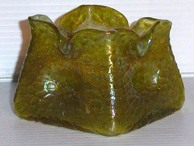 LOETZ SQUARE BOWL WITH PINCHED EDGE 12787