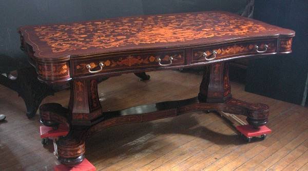 THE BEST FULL MARQUETRY CONFERENCE TABLE EVER 1527 - 2