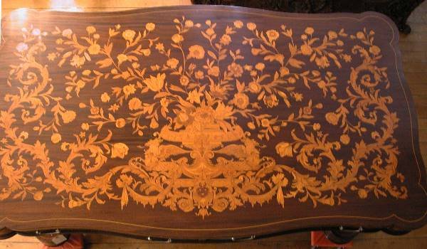 THE BEST FULL MARQUETRY CONFERENCE TABLE EVER 1527 - 3