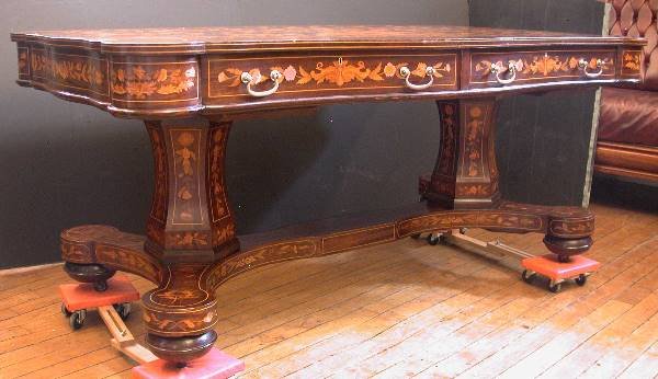 THE BEST FULL MARQUETRY CONFERENCE TABLE EVER 1527 - 4