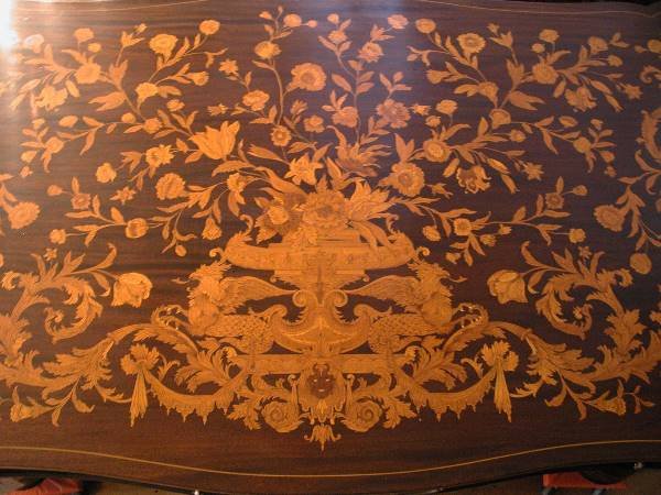 THE BEST FULL MARQUETRY CONFERENCE TABLE EVER 1527 - 9