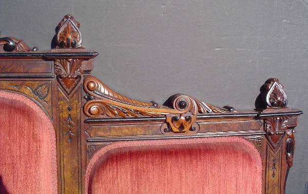 AMERICAN ALLEN BROS. SOFA WITH GRIFFINS 1529 - 3