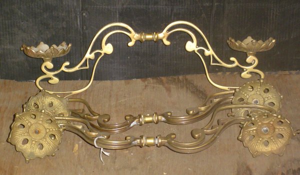 BRASS CHANDELIER ARMS