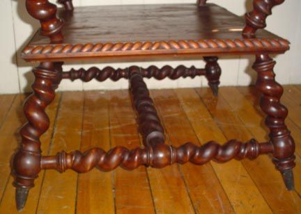 TWISTED MAHOGANY HUNZINGER/MERKLIN TABLE 9398A - 2