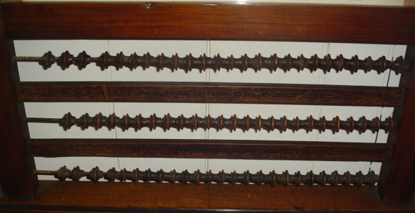 ANTIQU LG RENAISSANCE CUE / POOL STICK HOLDER 14605 - 4