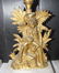 432: RARE VICTORIAN GILT BZ 3PC GARNITURE SET 3417 - 4