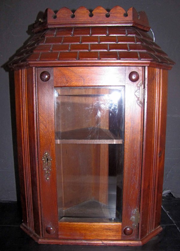 CORNER WALL CURIO CABINET DANIEL PABST ATTRIB 1536 - 2