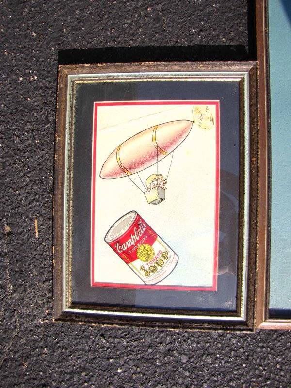 CAMPBELLS SOUP ADVERTISEMENT WITH BLIMP 3734C
