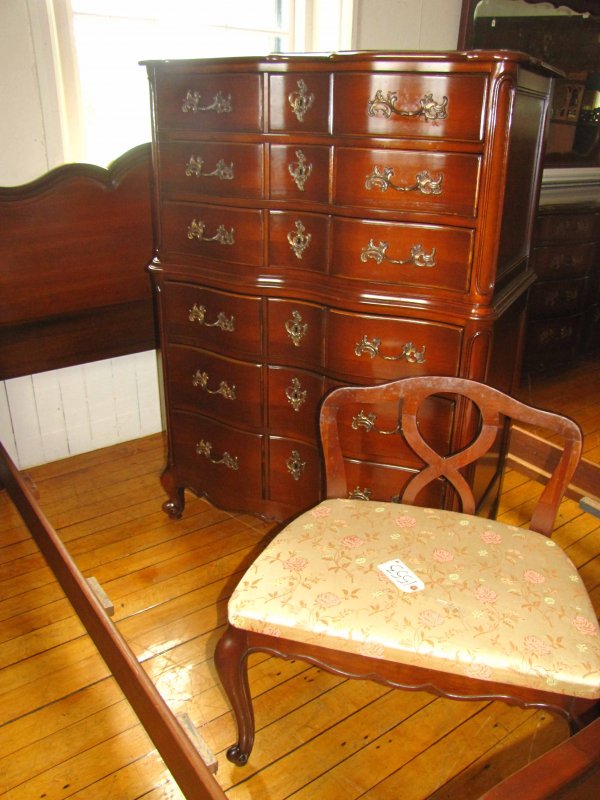 ANTIQUE 7 PC MAHOGANY BED ROOM SET 1553 - 2