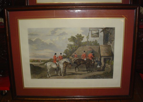 #2 1883 ENGRAVING C.R. STOCK OF FOX HUNTERS 3247B