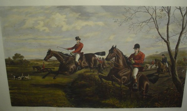 #4 1883 ENGRAVING E.G. HESTER OF FOX HUNTERS 3247D - 2