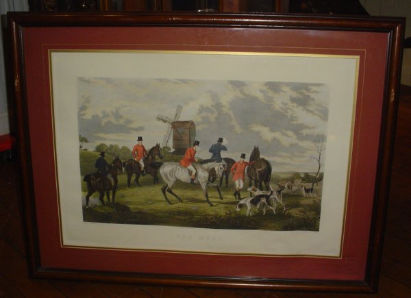 #5 1883 ENGRAVING C.R. STOCK OF FOX HUNTERS 3247E