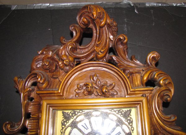 TALL CASE FRENCH ROCOCO GRANDFATHER CLOCK 3419 - 2