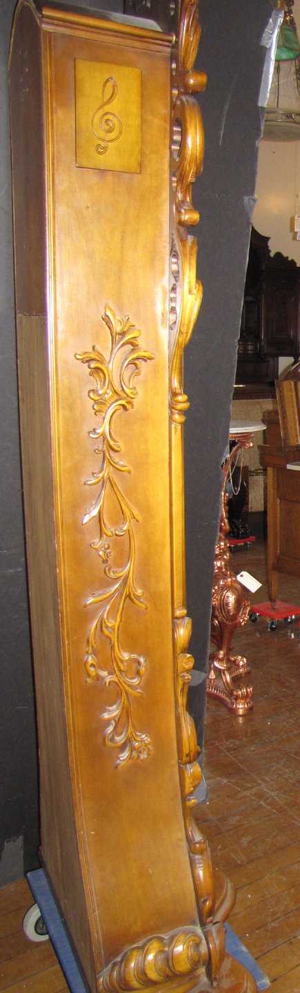 TALL CASE FRENCH ROCOCO GRANDFATHER CLOCK 3419 - 3