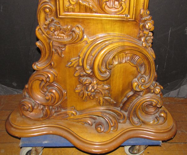 TALL CASE FRENCH ROCOCO GRANDFATHER CLOCK 3419 - 5