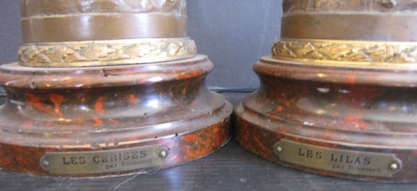 PR. OF OIL LAMPS OF LADY & MAN SGD ROUSSEAU 3414 - 2