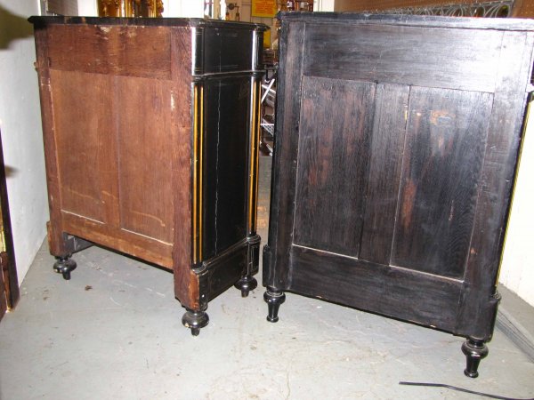 PR AETHETIC PARLOUR CABINETS W/ FIGURAL TILES 1604 - 4