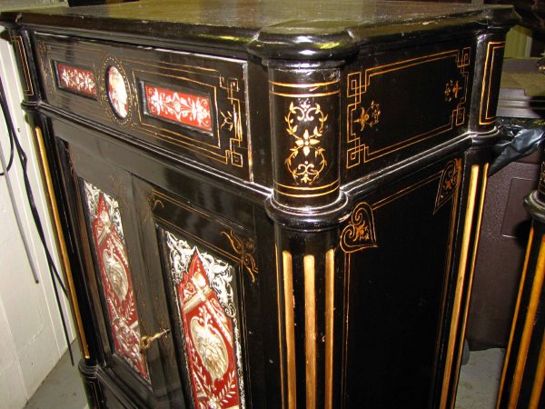 PR AETHETIC PARLOUR CABINETS W/ FIGURAL TILES 1604 - 5