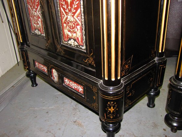 PR AETHETIC PARLOUR CABINETS W/ FIGURAL TILES 1604 - 6