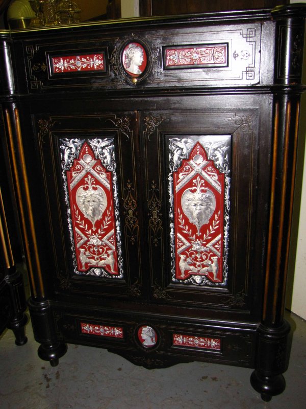 PR AETHETIC PARLOUR CABINETS W/ FIGURAL TILES 1604 - 8