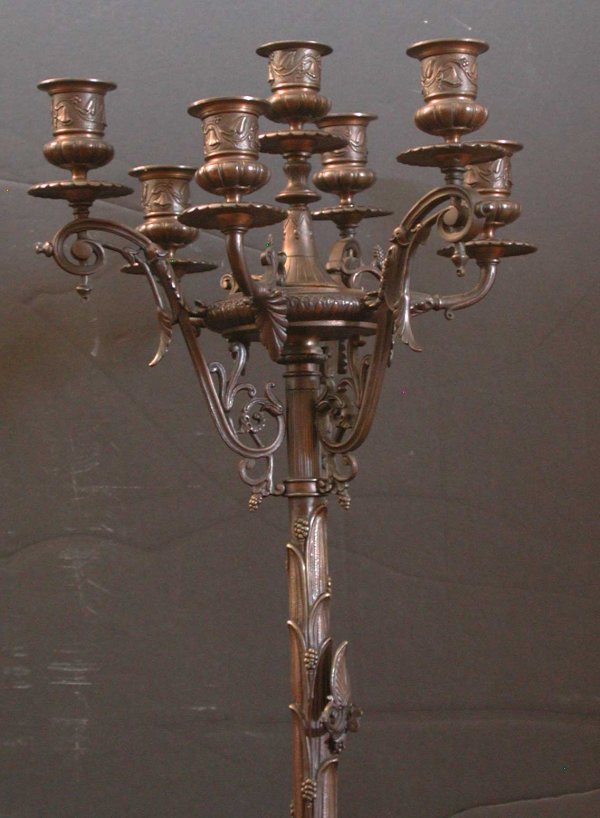 CAST BZ AMERICAN RENAISSANCE CANDELABRAS 15708 - 5