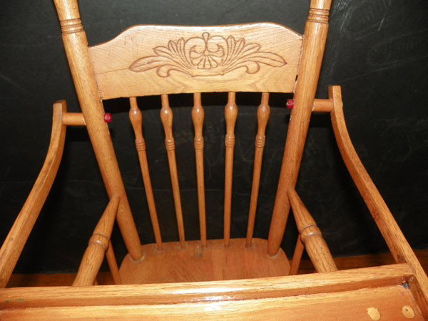 OAK PRESSBACK HIGH CHAIR 2020 - 2